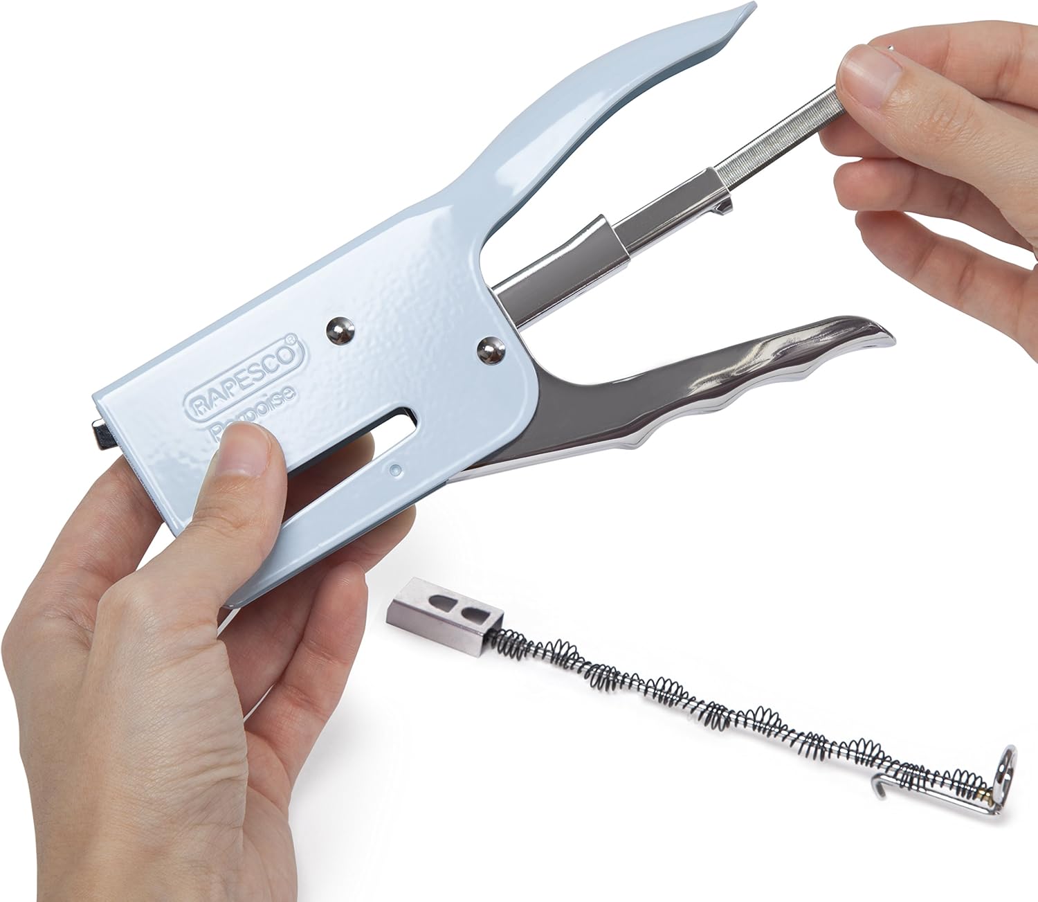 Rapesco Porpoise Packaging Plier Stapler, Uses 26 and 24 Type 1/4"- 5/16" Staples, Metal (R81000A3) : Office Plier Staplers : Office Products
