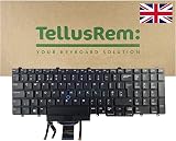 TellusRem UK Backlit Keyboard for Dell Latitude E5550 E5570 5580 5590
