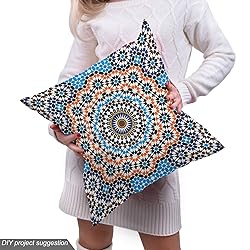 Ambesonne Vintage Fabric by The Yard, Moroccan