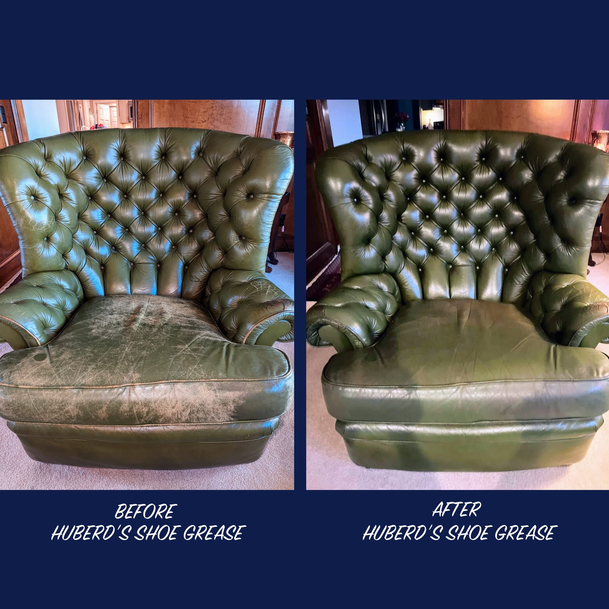 Huberd Shoe Grease Co. Huberd’s Shoe Grease (7.5oz) - Leather conditioner and waterproofer since 1921. Waterproofs, softens and conditions boots, shoes, bags, belts, jackets, car seats, gloves, furniture, saddles and tack.