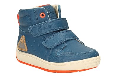 clarks boots kids blue