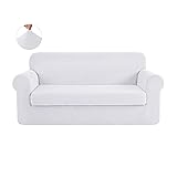 CHUN YI Stretch Loveseat Sofa Slipcover 2 Piece