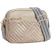 BOSTANTEN Quilted Crossbody Bags for Women Vegan Leather Purses Small Shoulder Handbags with Wide Strap | Quilted, Small, with Wide Strap, Quilted, Purses, Small