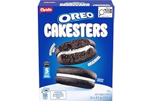 OREO Cakesters Soft Snack Cakes, 285g (Pack of 5, 57g each) Snack Packs, Original