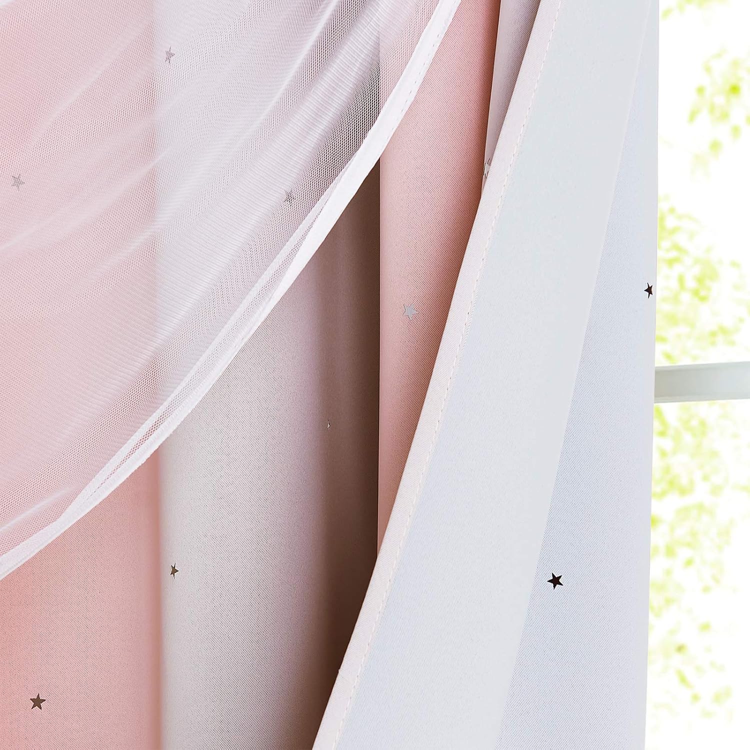 NICETOWN Kids Blackout Curtains Voile - Image 5