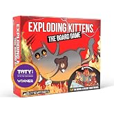 Exploding Kittens The Board Game, 2-6 Players, Age 7+ | One of the bestselling card games of all time is now a board game! Flip the pop-up board, strategize, sabotage, and surprise.