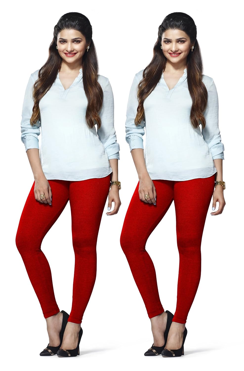lux lyra ankle length leggings (pack of 2)