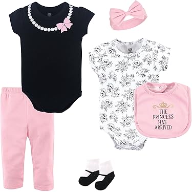 Newborn Baby Clothes Set - 8-Piece Layette With Bodysuits & Rompers For Boys & Girls | 100% Cotton