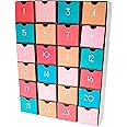 Fill-Your-Own DIY Countdown Box/Advent Calendar Minimalist Modern by Nerdy Words (Boho Inspired Colors)