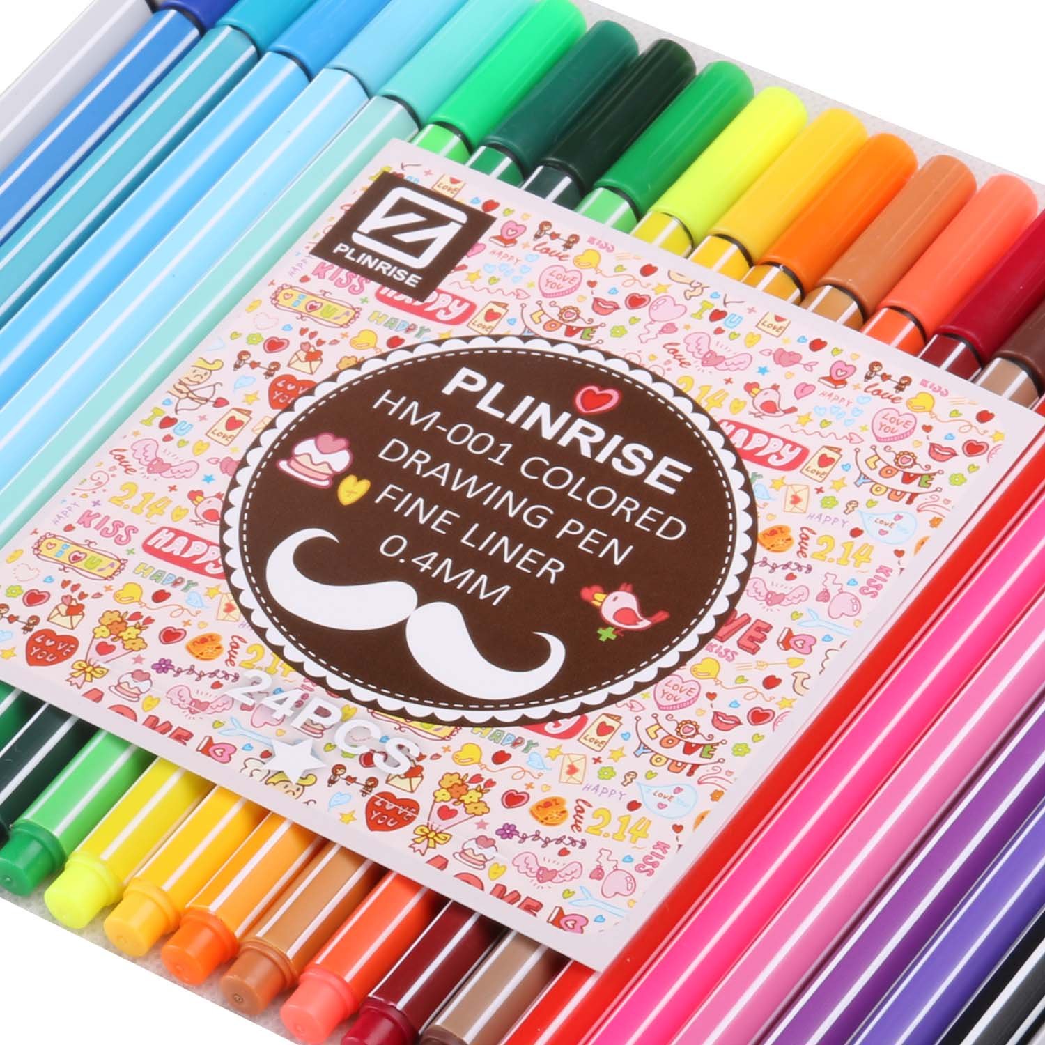 Plinrise Hm 001 Sketch Drawing Pen Fineliner Pen Fine Point Marker Pen 0 4mm Pack Of 24 Assorted Colors 24 Buy Online In Gambia At Gambia Desertcart Com Productid 15981172