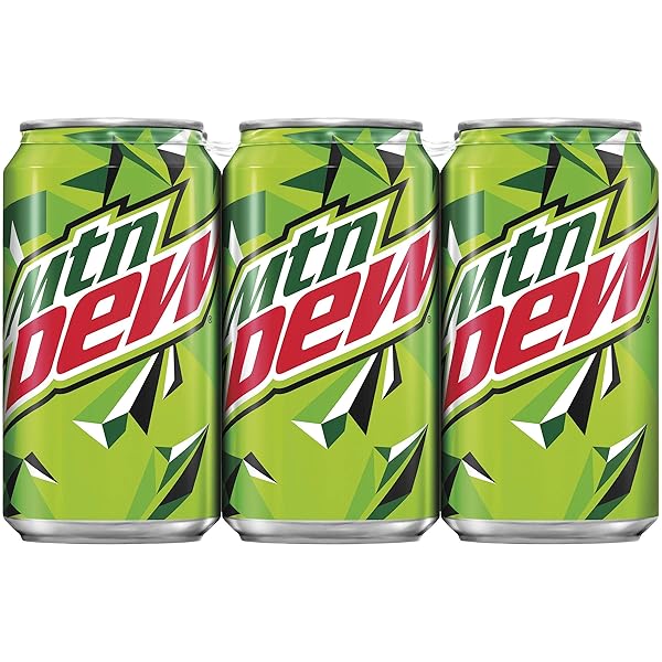 MOUNTAIN DEW, 7.5 FL OZ CANS, 6 PACK