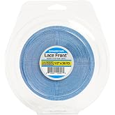 Walker Tape Lace Front Support Tape Roll 1/2" x 36 Yards, Double Sided Wig Tape for Lace Systems, Toupees, and Tape in Hair Extensions Human Hair, Hypoallergenic Dull Hairpiece Tape for 2&ndash;3 Week Wear.