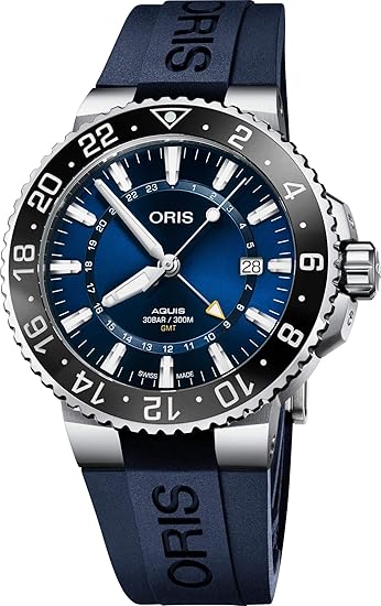 Amazon 国内正規品 Oris オリス アクイスgmtデイト 43 5mm Aquis Gmt Date メンズ 腕時計 自動巻き ダイバーズ ラバーストラップ ブルー文字盤 青 01 798 7754 4135 07 4 24 65eb メンズ腕時計 腕時計 通販