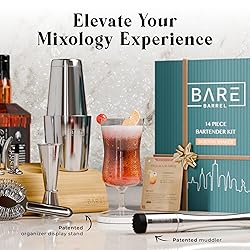 BARE BARREL® Mixology Bartender Kit Bar Set