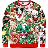 Funny World Mens Ugly Christmas Sweatshirt Funny Xmas​Sweater