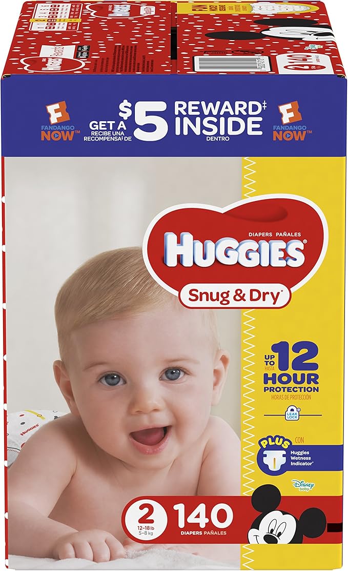 140 huggies diapers