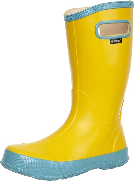 yellow waterproof boots