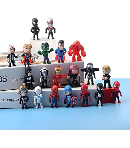 PEAJPBS – Lot De 5 Figurines Teen Titans Go ! – Personnages En PVC (Robin, Cyborg, Beast, Starfire, Crow, Silkie) – Cadeau Enfant, Décoration Gâteau, Fête Anniversaire