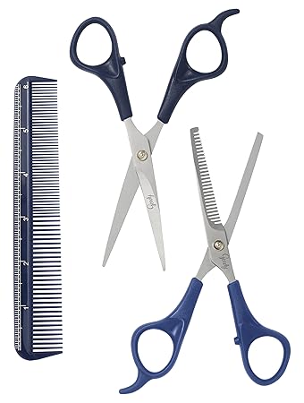 goody new style kit hair cutting shears thinning shears and comb 3 pieces