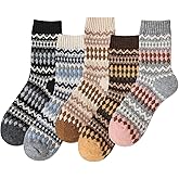 IIG Winter Warm Wool Socks for Women Original Design Trendy Boot Socks Ideal Gift
