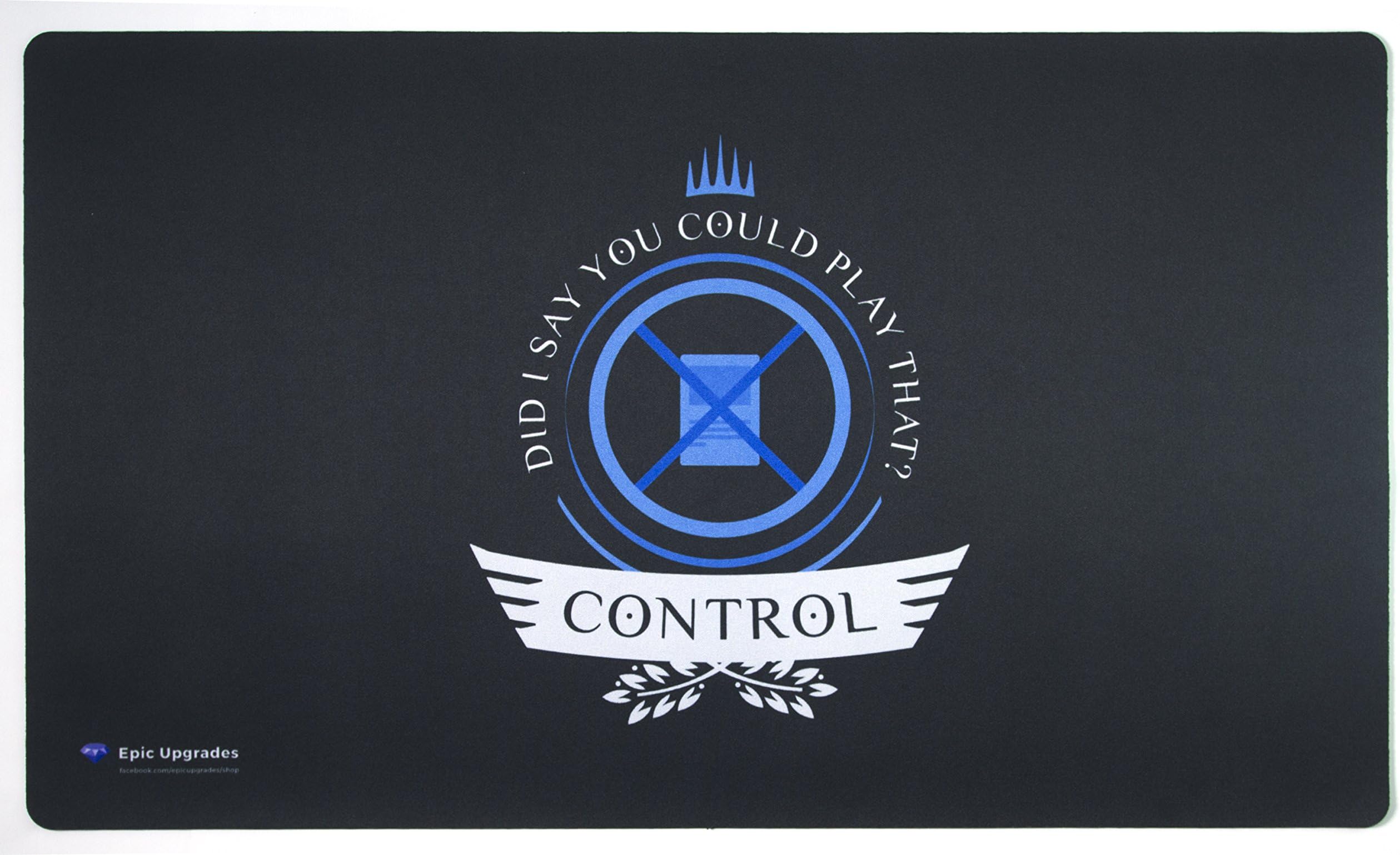 Inked Playmats Control Life: Permission Playmat Inked Gaming TCG Game Mat for Cards