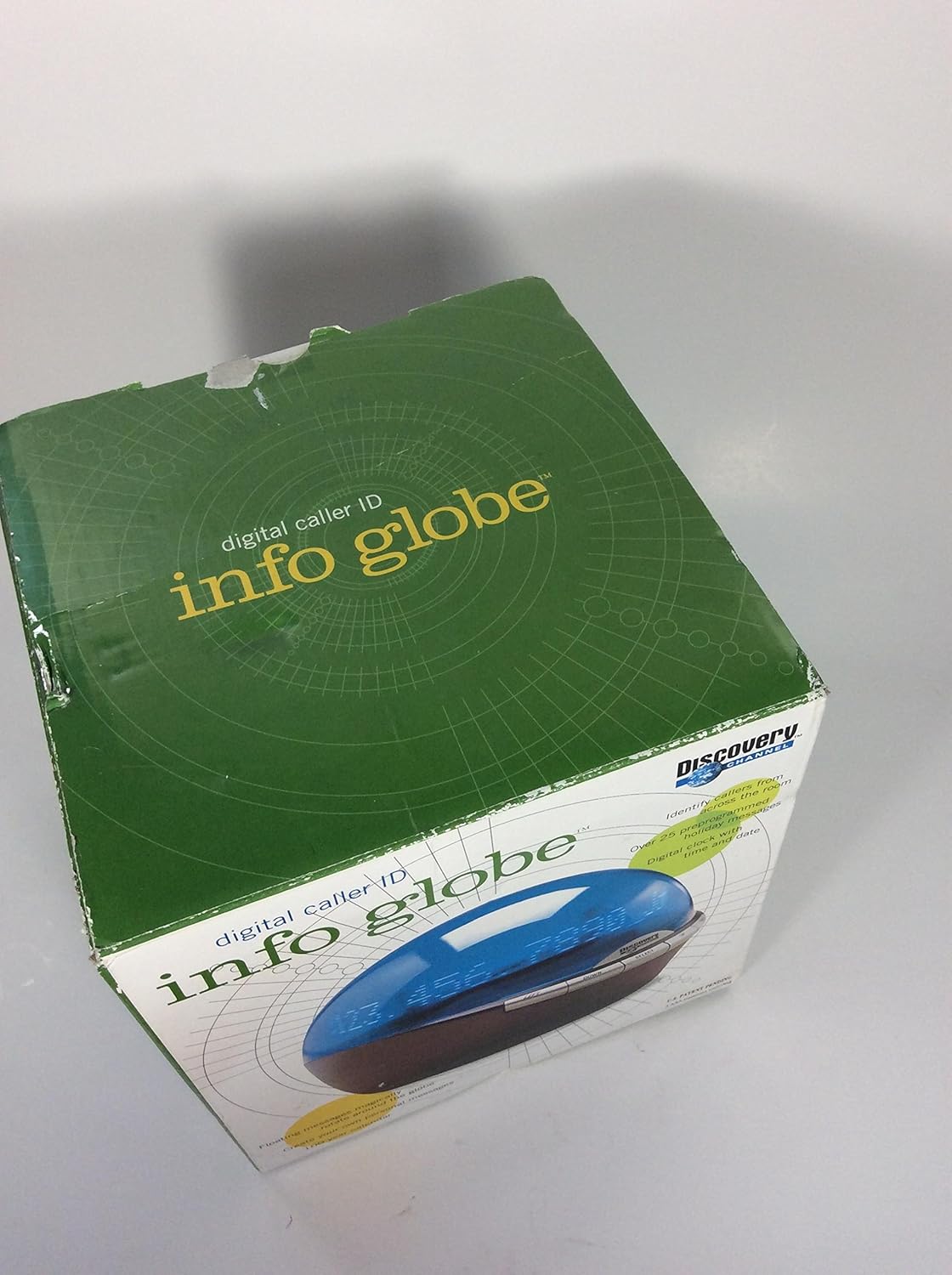 Digital Caller Id Info Globe with Clock: Electronics