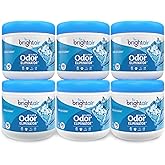Bright Air 14 oz. Super Odor Eliminator, For Medium-Size Spaces, Cool &amp; Clean Scent, Case of 6,Air Freshener, Natural Essential Oils, Lasts Up to 90 Days Each