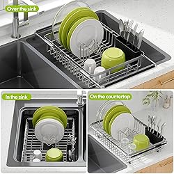 JASIWAY Dish Drying Rack in Sink - Expandable
