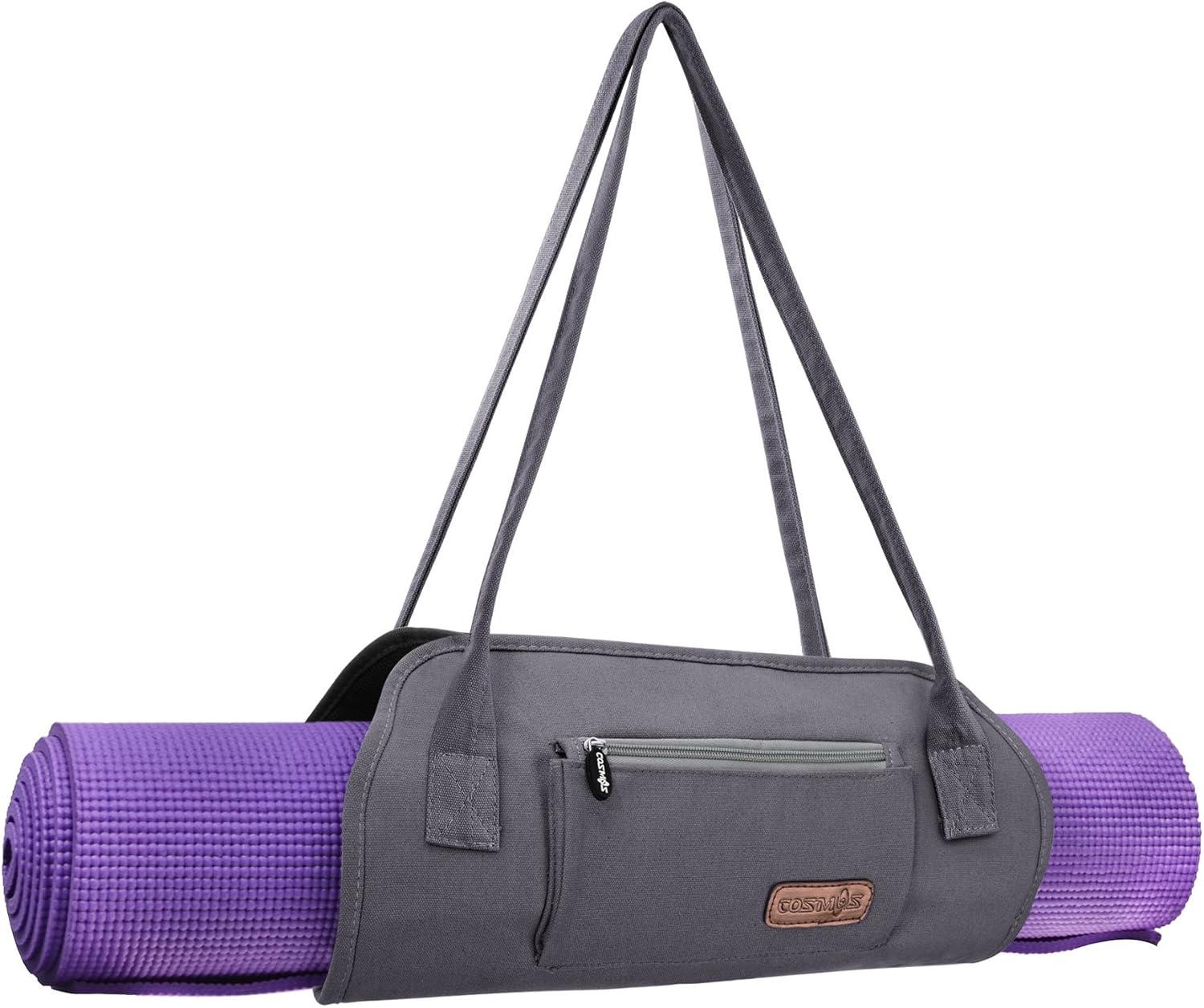 yoga mat strap with pocket