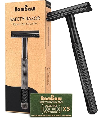 Full Brass Adjustable Safety Razor for Men | Butterfly Open & Long