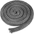 Stanbroil Wood Stove Gasket, 1" x 84" Graphite Impregnated Fiberglass Rope Seal Gasket Replacement for Wood Stoves Door