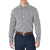 Amazon Essentials Men's Slim Fit Long Sleeve Wrinkle Resistant Stretch Dress Shirt