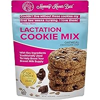 Lactation Cookies Mix - Oatmeal Breastfeeding Cookie Supplement Support for Breast Milk Supply Increase - 16 ounces (Chocolat