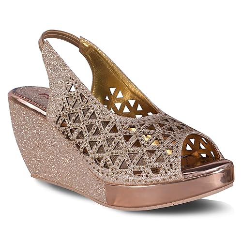 Buy Mgz Bridal Wedges Sandal For Girls Women 7 Uk India 40 Eu
