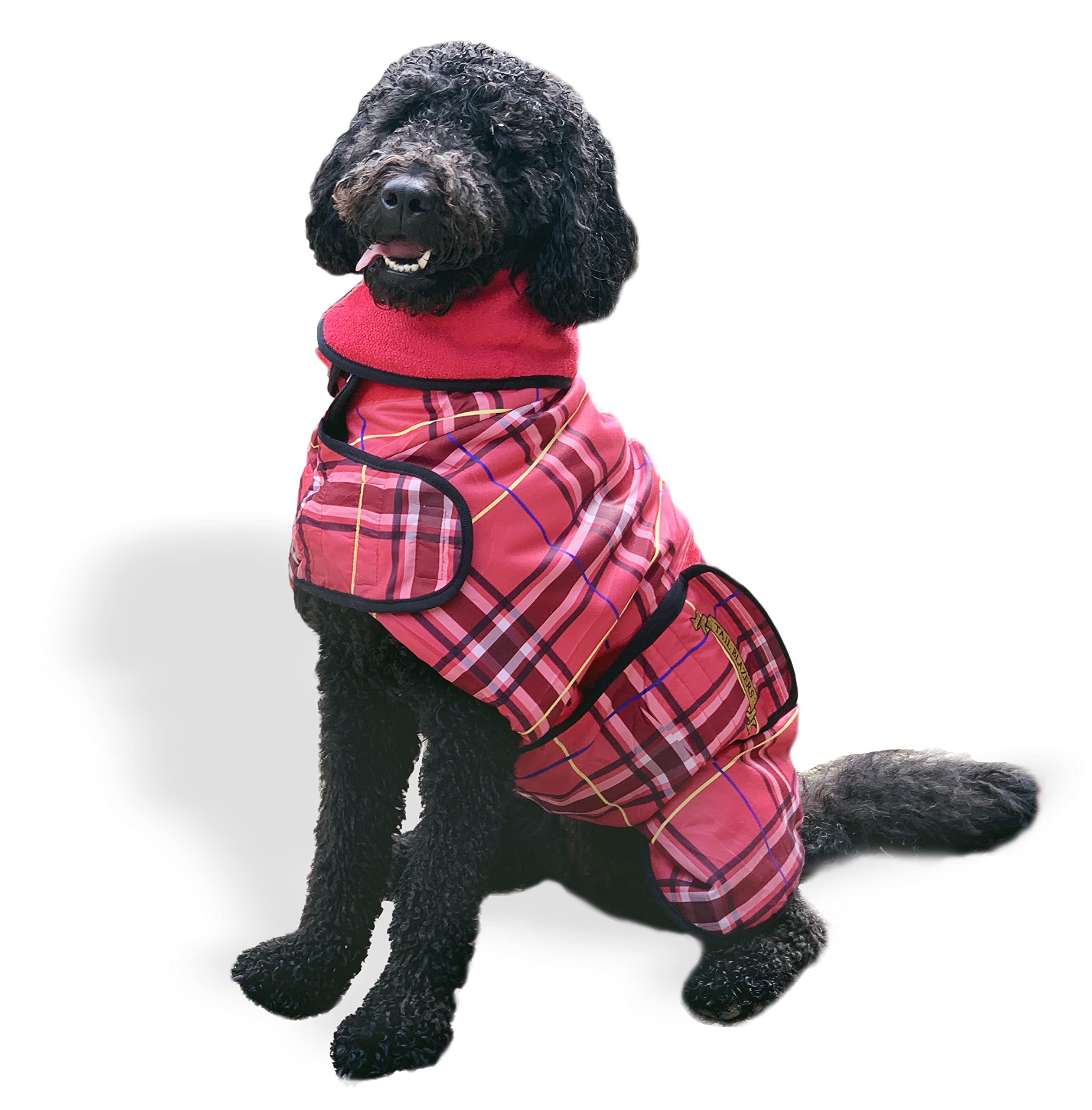 TAIL BLAZERS™ Premium Dog Drying Coat. Double Layer Microfibre Dry Robe, Towel Robe Pet Dryer Keep It Dry and Warm. Dogs Camping and Beach Accessories. Machine Washable. XXXL
