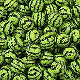 ANCADN 16mm Acrylic Beads 100pcs Watermelon Style Bead Fruit Chunk Bubblegum Beads for Pens for Necklace Jewelry Bracelets DIY Crafts Making (Watermelon)