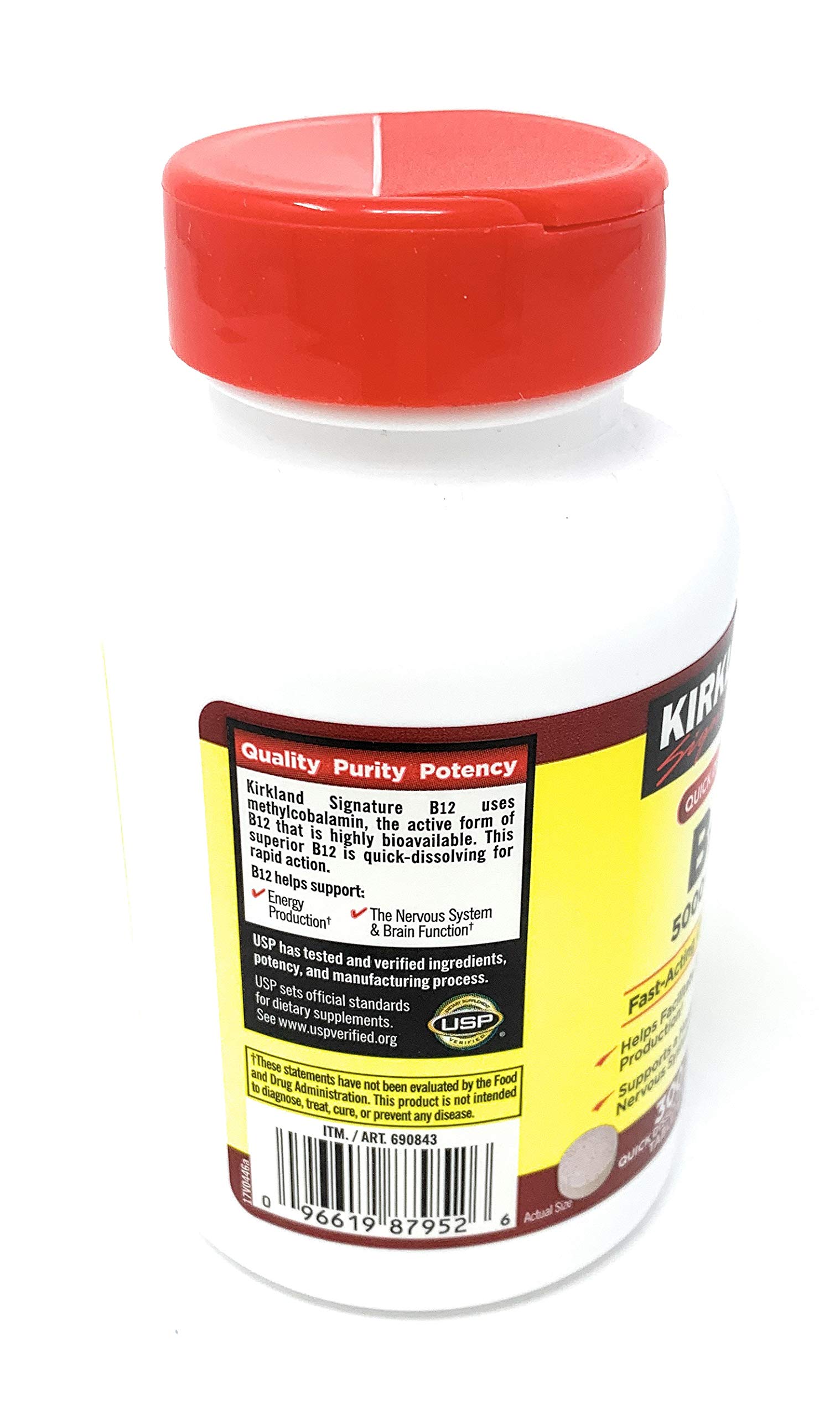 Kirkland Signature Quick Dissolve B12 5000 mcg., 300 Tablets Buy