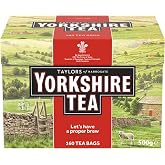 Yorkshire Tea, Red, Black Tea Bags, 160ct (Pack of 1) | Refreshing, Satisfying, and Strong, Classic British Breakfast Blend | Caffeinated | Enjoy Hot or Iced | Imported from the UK