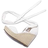 SERAIH Womens Lace up Espadrilles Platform Wedges Sandals Heels Tie Ankle Strap Summer Dress Shoes