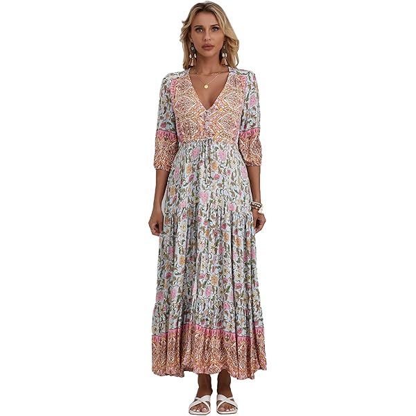 Free People Lysette Maxi Dress Bluebell Combo MD (Women's 8-10) at Amazon Women's Clothing store Free People Lysette Maxi Dress Bluebell Combo MD (Women's 8-10) at Amazon Women's Clothing store