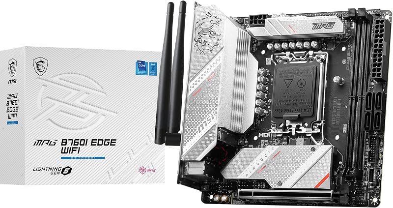 MSI MPG B760I EDGE WIFI Mini-ITX Motherboard LGA 1700 DDR5 Wi-Fi 6E PCIe 5.0