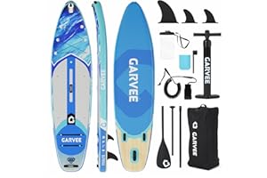 Inflatable Stand Up Paddle Board, Ultra-Light Stand Up Paddle Board with Premium SUP Paddleboard Accessories, Wide Stable Des