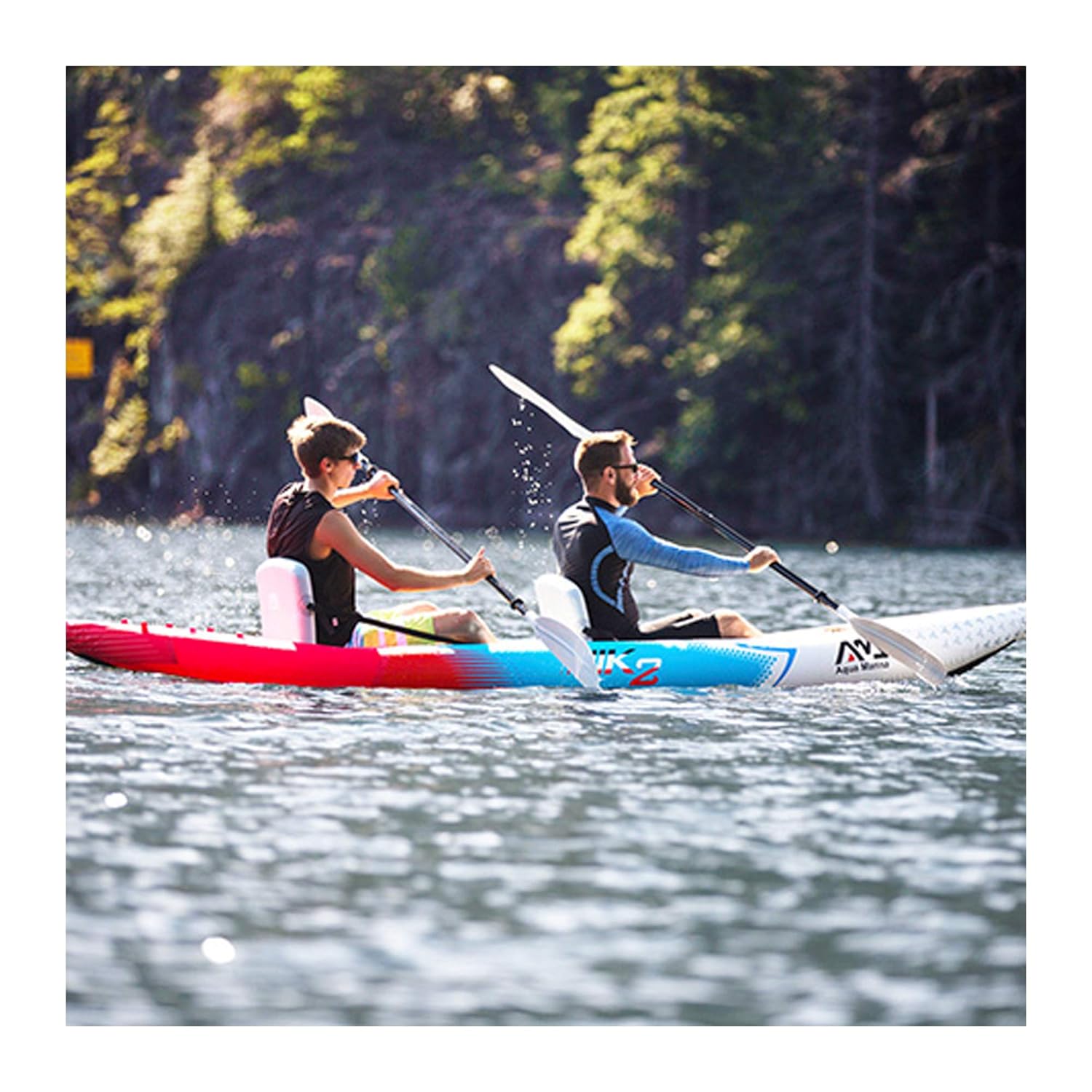 Amazon.com : Aqua Marina 2 Person Inflatable Professional Kayak - Betta : Sports & Outdoors