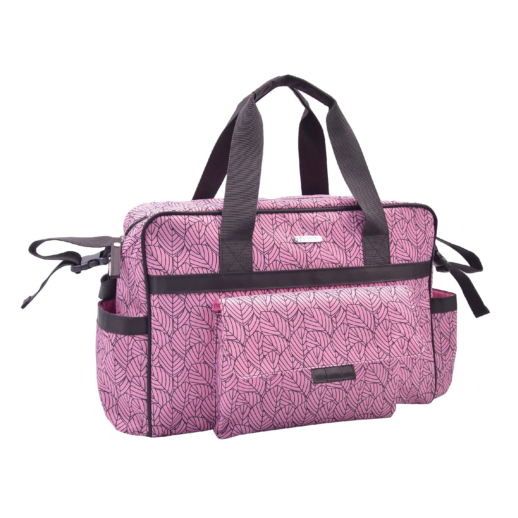 iZEL Kids Mommy Messenger Diaper Bag-Baby Changing Bags-Mummy Pre Packed Waterproof Hospital Maternity Nursing Newborn Birth Boys Girls Nappy Mat Travel Tote Shoulder Multifunctional Carrier (Pink)