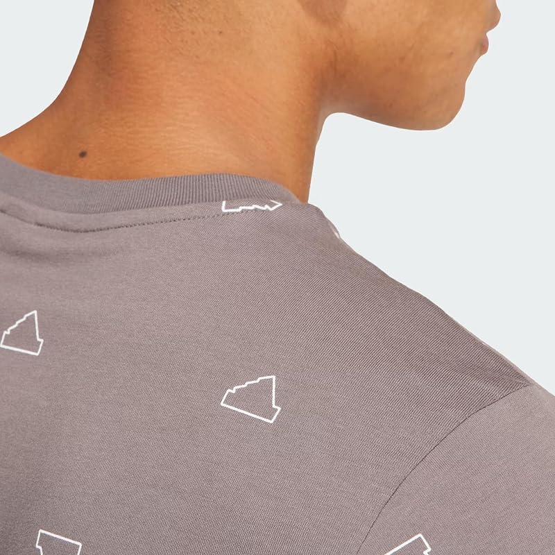 Uomo Seasonal Essentials Monogram Graphic Tee, Charcoal, M