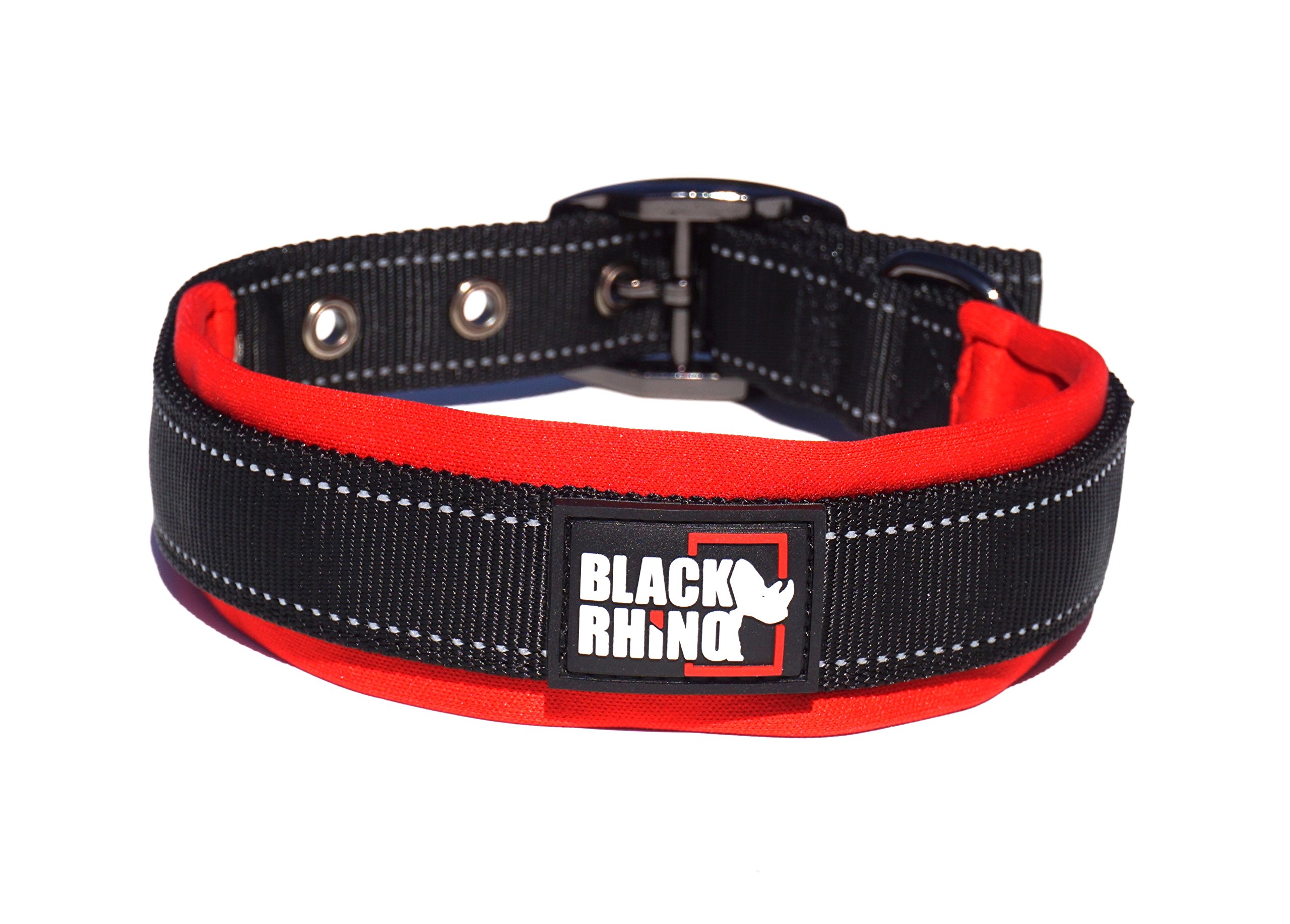 Black Rhino The Comfort Collar Ultra Soft Neoprene Padded Dog Collar