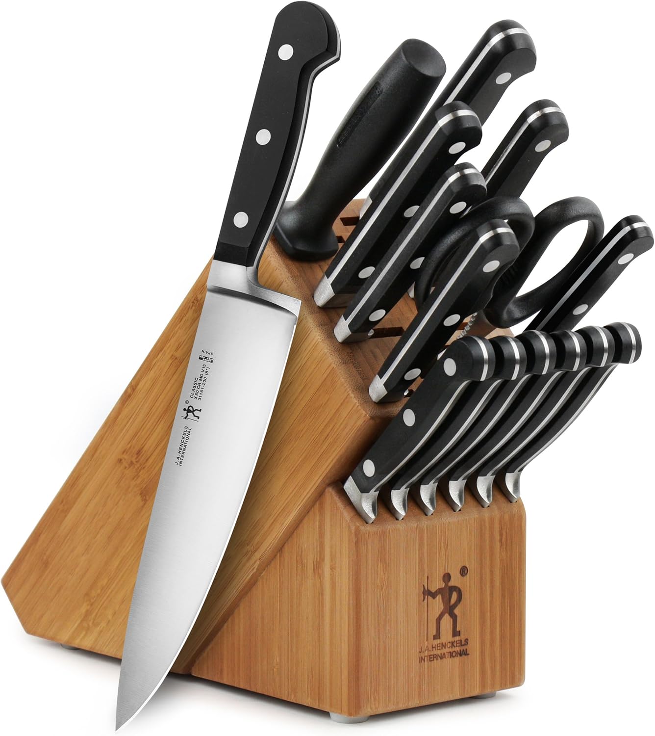 J.A. Henckels International Classic 16piece Knife Block Set