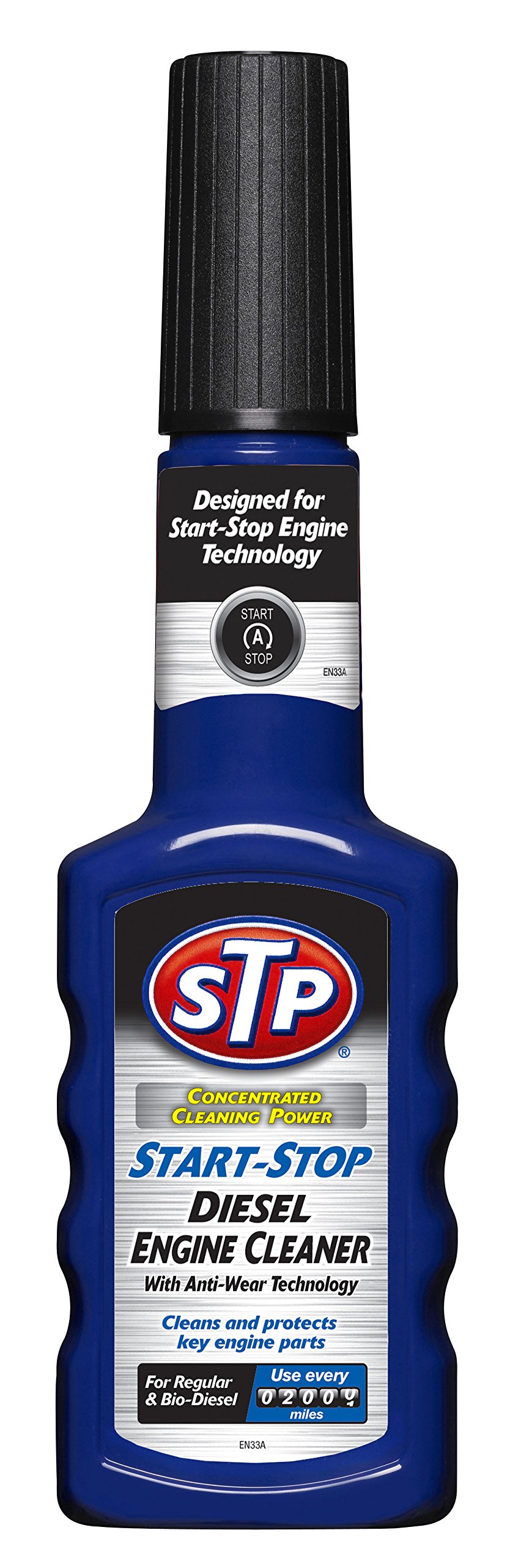 STP Start Stop Diesel Engine Cleaner 200 ml, Cleans and Protects Key Engine Components, Reduces Fuel Consumption and Emissions, Mechanical Car Cleaning Products, Made in the UK