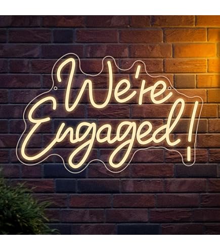 She Said Yes Neon Sign, LED Proposal Decor, Engagement Neon Light - View #5
