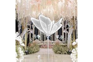 LAKEXUS 39.3 Inch Wedding Butterfly Floor Lamp-Creative Butterfly Ceiling Lights Decoration,Adjustable Height Romantic Wedding Decoration Lights (White, 100 cm/39.3 inch & 1PCS)